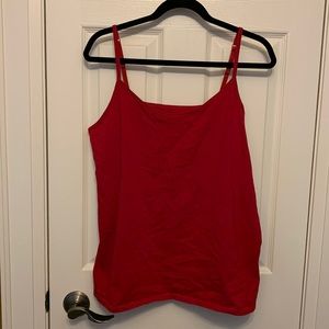 3/$15 Form Fit Red Camisole
